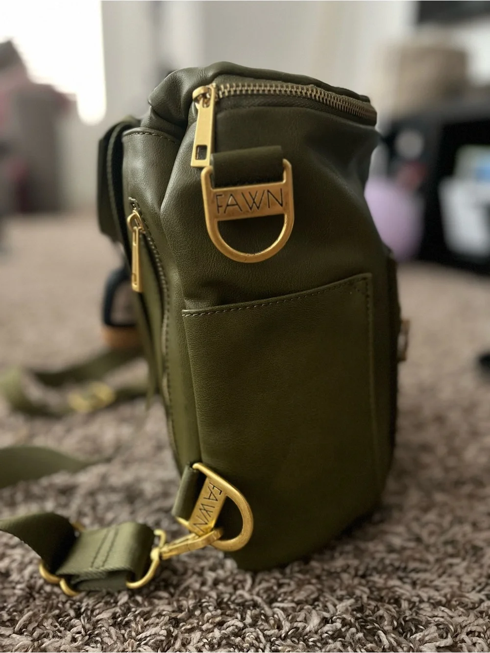 Fawn Design mini baby diaper backpack